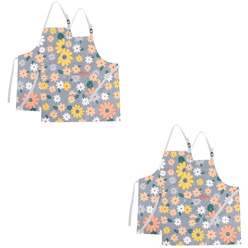Reusable cotton linen apron - reusable,
