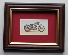 MOTOR CYCLE IMAGE FRAMED -