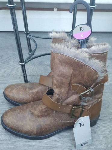 Ladies size faux - size, leather
