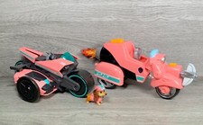 Paw Patrol The Mighty Movie Liberty Deluxe Pink Bike Vehicles X2 (With Figure)