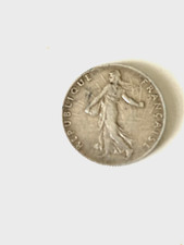 France 50 Centimes 1916 Silver  Coin Seed Sower nice grade very collectable