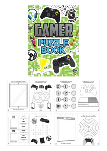 Kids puzzle books colouring - kids,