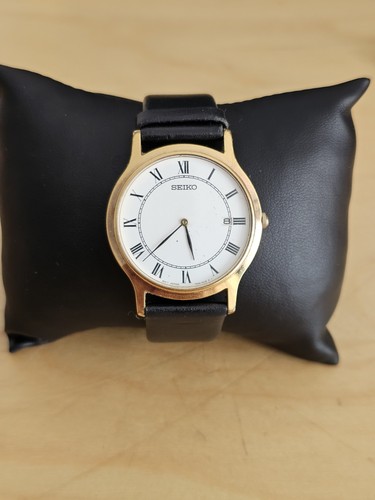 Seiko men gold - men's, gold-plated