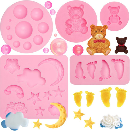 Bear silicone fondant - fondant, molds