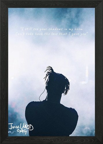 Juice wrld framed wall art - juice,