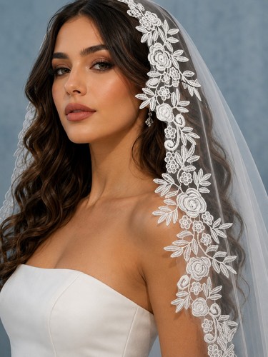 Tier wedding veil - 1,