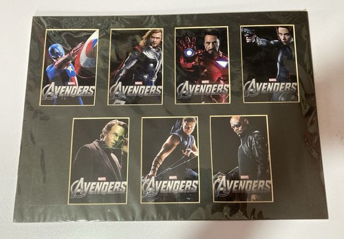 Avengers mounted postcard size - mounted,