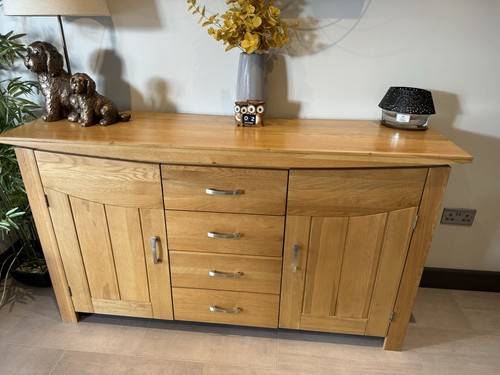 Oak sideboard unit with - oak,