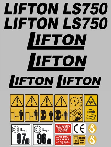 Decal sticker graphics set - set, for