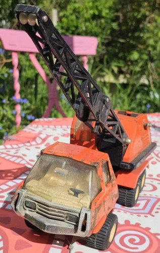 Play worn vintage tonka toys - play,