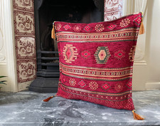 Red Kilim Style Chenille