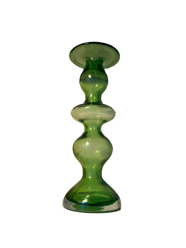 Large tiered bulbous - large, glass