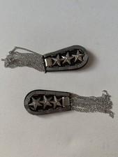 Silver Star Epaulettes Tassels