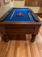 6ft Blue Felt Pool Table – Used, Good Condition, Needs Re-Levelling