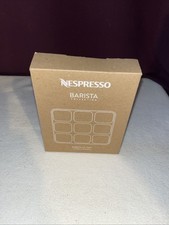 Nespresso Barista Ice Cube Tray Aquamarine Silicone NIB