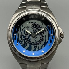 Vtg Relic by Fossil Big Tic