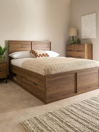 Harlem storage double bed - storage,