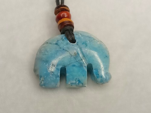 Hand carved blue stone - hand,
