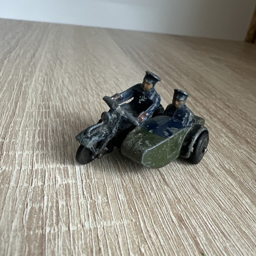 Dinky 42b motorcycle and side - dinky, 'motorcycle