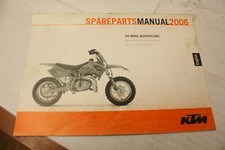 KTM 2006 50 MINI ADVENTURE SPARE PARTS LIST MANUAL