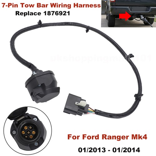 Pin tow bar wiring harness - 7-pin,