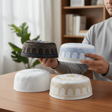 Muslim Hat Embroidery Design