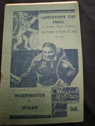 1948 lancashire cup final - lancashire,