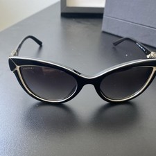 Bvlgari Limited Edition Sunglasses Swarovski Crystal Enamel   black grey