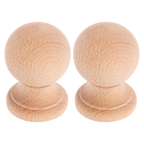 Pcs wooden finials for - 2,