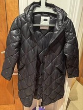 Marks & Spencer Black School Coat – Water Resistant, Mid-Length, Gently Used