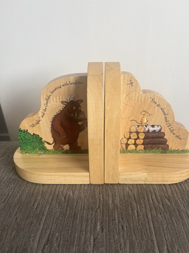 Gruffalo bookends wooden 2011 - bookends,