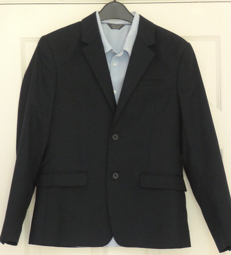 Boys smart navy jacket uk - navy,