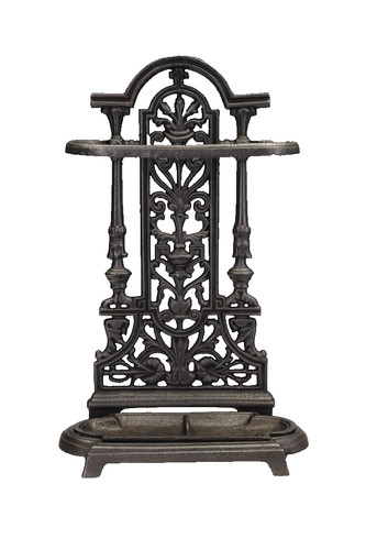 Cast iron stick stand umbrella - cast,