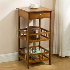 Large Bamboo Side Table