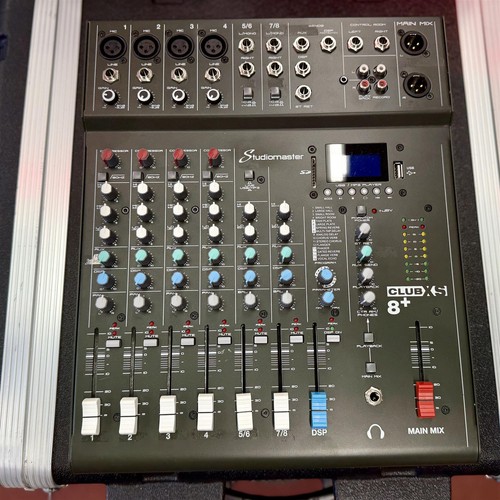 Used studiomaster club xs8 8 - xs8+,