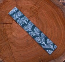Mosaic Feather Damascus Steel Billet Bar 30x5cm Bush Crafts Knife Tools Making
