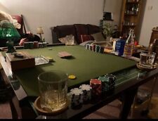 Vintage Walnut Casino Card Table. (Poker, French Roulette, Chess etc)