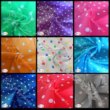 Pea Spot Polka Dot Polycotton