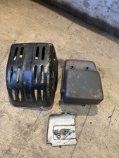 Exhaust Muffler & Heat Shield from a Kawasaki TD33 Strimmer - 246968 Engine (20)