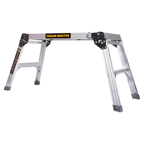 Aluminium hop step ladder - aluminium, up