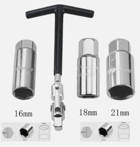 4pcs bar spark plug wrench - 4pcs,
