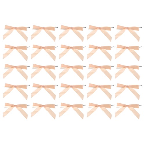 100pcs small twist - 100pcs, bows