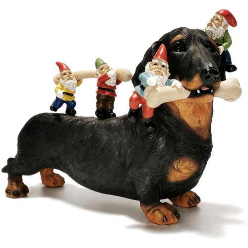 Whimsical dachshund gnome - whimsical,