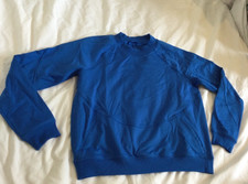 Lululemon Pullover Size UK14 Blue pockets zips US 10