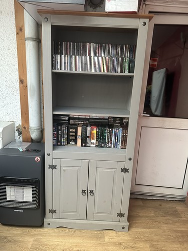 Corona bookcase grey - bookcase,