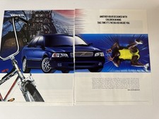 Original Volvo S40 T4 Raleigh Chopper Magazine Advert Poster Frame Ready Retro