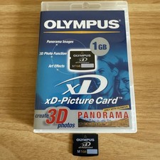 Genuine Olympus 1GB xD Picture Memory Card Type M Create 3D Photos Ol Panorama