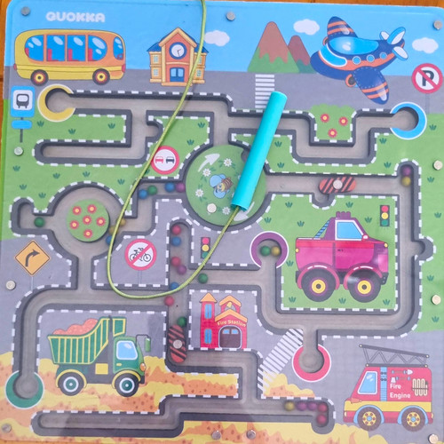 Wooden magnetic bead - bead, road