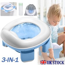 Portable Travel Potty for Toddlers Foldable Potty Training Camping Toilet Seat