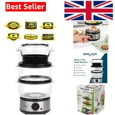 Tier electric food steamer - food,